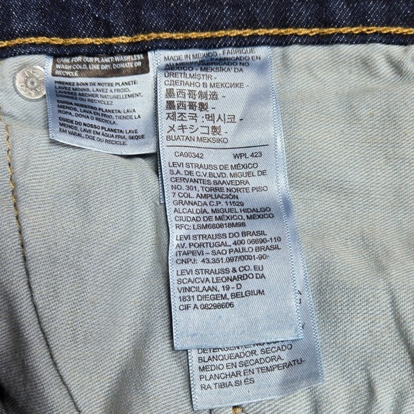 Levi's 541 Athletic Taper Jeans Big & Tall Stretch Denim 54x30 - Picture 9 of 14